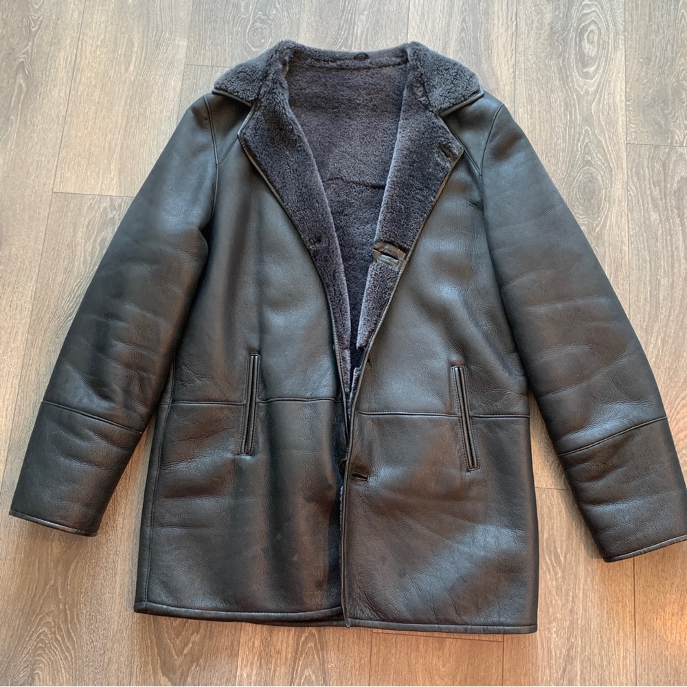 Shearling-Style Cold Weather Coat - Picture 3 of 10